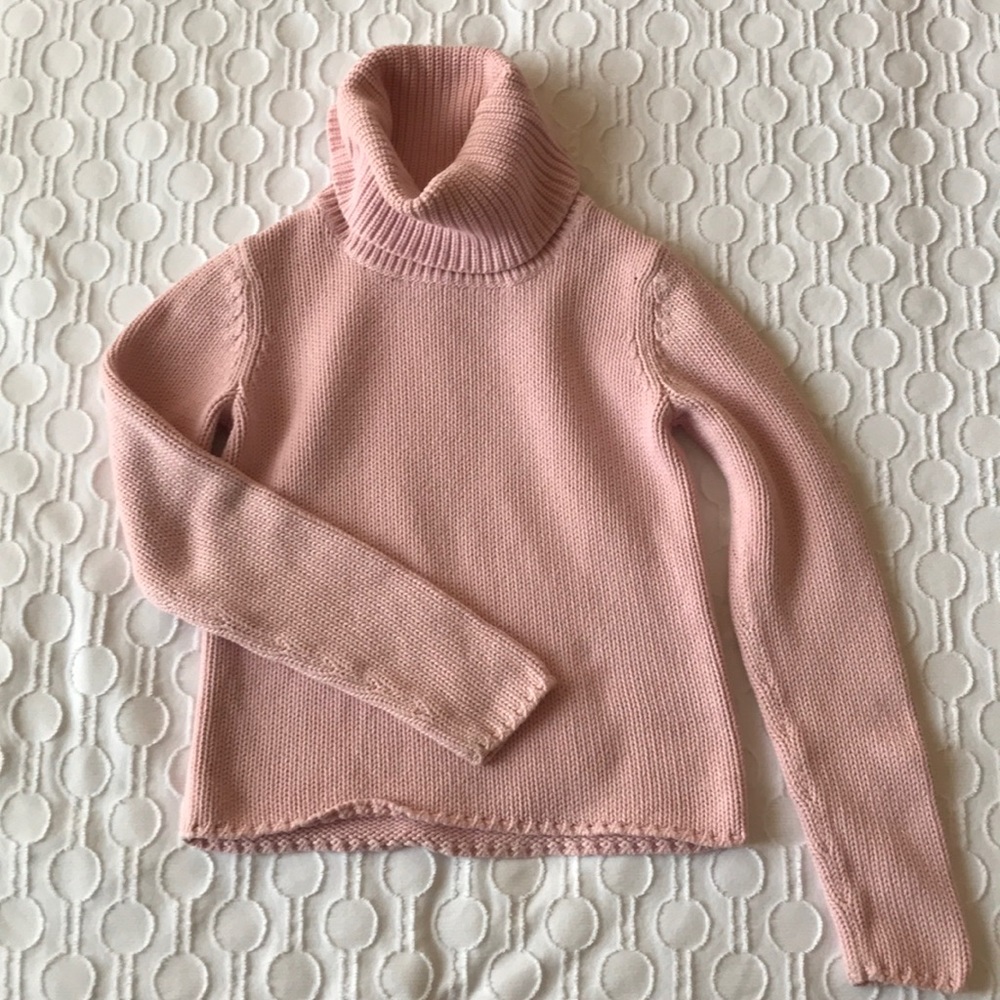 Banana Republic Factory pink turtleneck sweater XS